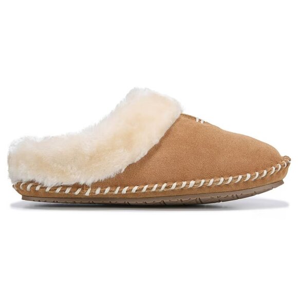 MINNETONKA Caitlin Suede Moccasin Clog Slippers NEW - Picture 2 of 4